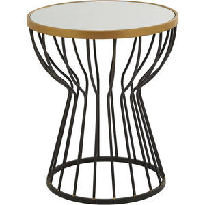 Minimalist <b>Round</b> Metal Coffee <b>Table</b> Modern Living Room Furniture Easy To Clean <b>White</b> Color Center <b>Table</b> - Product Image 2