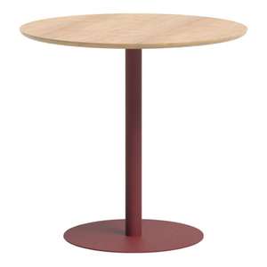 Mesa de Bar de Madera Premium con Base Metálica Resistente, Estilo Industrial, para Restaurante, Cafetería, Pub, Hotel, Cocina, Hogar, Muebles Comerciales - Product Image 1