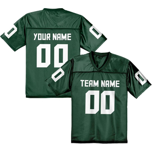 Maillots de football américain en polyester respirant à séchage rapide, personnalisés OEM, de haute qualité, pour équipes scolaires, vêtements de sport courts - Product Image 4