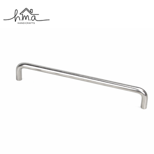 Simple Black & <b>Silver</b> 64-1160mm Long Aluminium Furniture Hardware Home Wardrobe Sliding Door Cabinet Handles for <b>Drawers</b> - Product Image 6