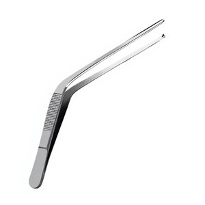 Pinzas Wilde de 5 Pulgadas Angulares, 1 x 2 Dientes, Instrumento Quirúrgico Manual, Acero Inoxidable de Grado Alemán, Certificación CE, Uso ORL - Product Image 3