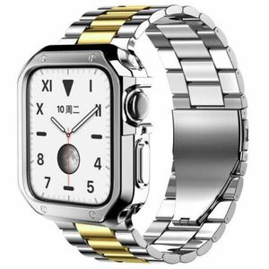 Cinturini per orologio intelligente in acciaio inossidabile per Apple IWatch 8 7 6 5 4 3 2 SE dimensioni 38/41/40/42/44/45mm - Product Image 2