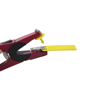 Applicateur d'étiquettes auriculaires pour animaux en acier inoxydable réutilisable, pour les grandes exploitations vétérinaires, applicateur d'étiquettes auriculaires pour moutons, outils métalliques rouges durables - Product Image 4
