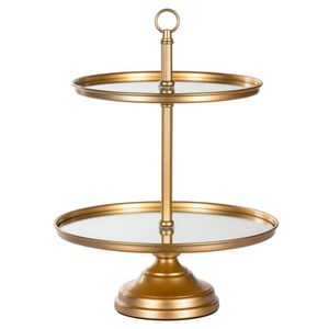 New Pattern Arrival High Grade Gold Plated Edges & <b>Stand</b> With White Color <b>3</b> <b>Tier</b> Luxury <b>Cake</b> <b>Stand</b> Wedding & Party <b>Cake</b> Display - Product Image 4