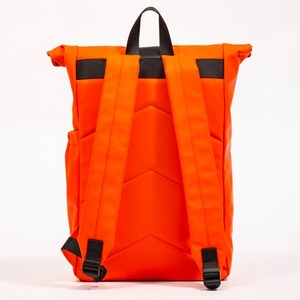 Mochila ecológica de cuero mate naranja, bolso de negocios sencillo, bolso informal de moda - Product Image 4