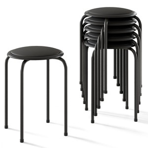 Black Padded Ottoman Storage <b>Stool</b> with Side Tables Wholesale India - Product Image 4