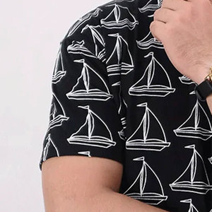 High Quality Wholesale Rate Lightweight New Arrival Comfortable Reasonable Price Breathable Best Seller Custom <b>Logo</b> Print Shirt - Product Image 4