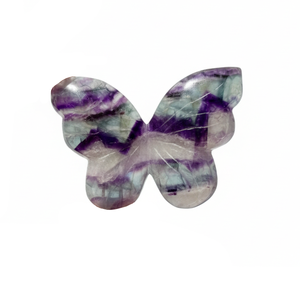 Vente en gros de pierres naturelles de fluorite violette, ailes de papillon 3D sculptées, pierre énergétique, spécimen minéral de guérison, décoration de bureau - Product Image 1