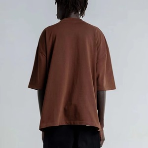 เสื้อยืดเปล่าแบบกำหนดเอง ผ้าคอตตอนหนานุ่ม ทรงโอเวอร์ไซส์ สไตล์สตรีทแวร์ รับผลิตแบบ OEM ODM ขายส่งจากโรงงาน - Product Image 5