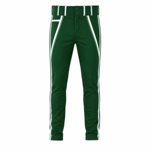 Pantalon d'uniforme de baseball pour jeunes avec genouillères rembourrées, double tricot, impression personnalisée, taille élastique, fournisseur OEM en gros - Product Image 2
