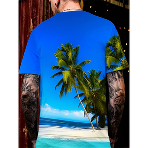 Camiseta de Impresión Digital de Alta Calidad, Ropa con Diseño Gráfico Moderno, Estilo Urbano Inspirado en la Naturaleza, Prenda Cómoda para Uso Diario, Personalizable - Product Image 2