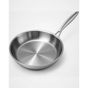 Poêle à frire antiadhésive en cuivre Skies Trader avec poignée en acier inoxydable, poêle professionnelle pour chef, ustensile de cuisine commercial - Product Image 4