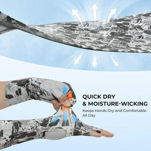 Guantes de Pesca Transpirables Ecológicos Profesionales de Alta Calidad del Fabricante, con Logotipo Personalizado, Tallas y Diseño a Medida - Product Image 3