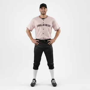 Professional Baseball <b>Uniform</b> <b>Custom</b> Team Jersey Pants Set Breathable Lightweight Athletic Sportswear Wholesale Supplier OEM - Product Image 2