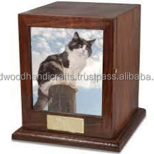 Handmade Wooden Urn <b>Box</b> for Pet <b>Ashes</b> Wood Cremation Urns for Cat and <b>Dog</b> <b>Ashes</b> Rosewood Urns at Low Price - Product Image 2