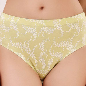 Culotte de bikini tendance pour femme, taille basse, 1 pièce, en tricot uni 100 % coton, écologique, séchage rapide, sans couture, respirante - Product Image 6