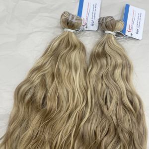 Extensiones de Cabello Humano de 24 Pulgadas de Grosor, Ondulado Natural, Color Piano, Doble Trama a Máquina, Alta Calidad - Product Image 6