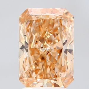 Diamante Cultivado en Laboratorio de Corte Radiante de 2.93 Ct, Color Naranja Intenso Marrón, VS2, Certificado IGI, Diamante Suelto al por Mayor para la Fabricación de Joyas - Product Image 1