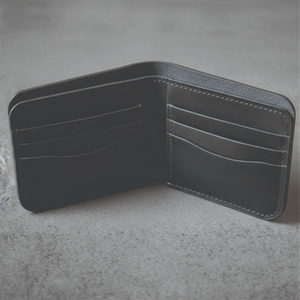 Cartera de Cuero Genuino de Alta Calidad, Personalizada de Fábrica, Estilo Vintage, Tarjetero Delgado para Hombre, SW GROUP SW-98, Ecológica, con Botón - Product Image 3