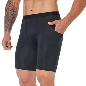 <b>Men</b>’s Activewear <b>Compression</b> <b>Shorts</b> Soft & Stretchy <b>Shorts</b> Quick-Dry Sports <b>Compression</b> <b>Shorts</b> <b>Men</b> <b>Compression</b> 88% Polyester 12% - Product Image 4