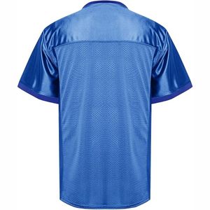 Maillot de rugby américain unisexe de haute qualité en maille respirante – Haut de sport confortable pour équipe – Service OEM disponible – Manches courtes - Product Image 3