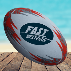 2025 nueva llegada pelota de Rugby sintética de goma duradera práctica pelota de Rugby fabricante directo de fábrica pelota de Rugby promocional - Product Image 1