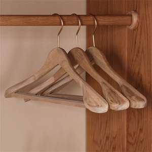 Percha de madera multiusos para camisas, pantalones, vestidos y necesidades de almacenamiento de ropa de uso diario - Product Image 2