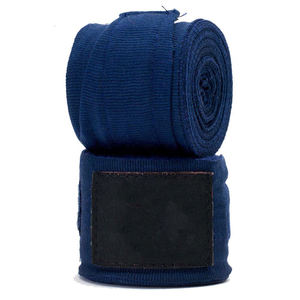 Custom Logo <b>Black</b> White Printed Gym Training Hand <b>Wraps</b> Breathable Cotton Spandex hand <b>wrap</b> for boxing - Product Image 1