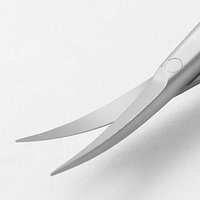 Pince à cuticules en acier inoxydable, ciseaux de manucure droits pour éliminer les peaux mortes, ciseaux à sourcils, outils de beauté