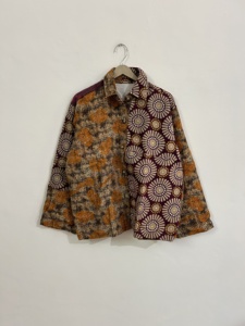 Chaqueta Kantha Hecha a Mano, Estilo Vintage Boho, Chaqueta Hippie - Product Image 1