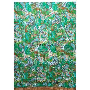 ผ้าห่มคันธาเย็บมือ ลายดอกไม้สวยงาม ดีไซน์วินเทจ เป็นมิตรกับสิ่งแวดล้อม ผลิตจากผ้าฝ้าย 100% นุ่มสบาย หลายสี ขนาดเตียงคู่ - Product Image 1