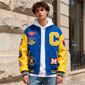 Nuevos Uniformes de Béisbol de Alta Calidad, Chaqueta Letterman Combinable con Todo, Informal, Transpirable, de Talla Grande, de Algodón Tejido, Productos AFAN, Chaqueta para Hombre - Product Image 1