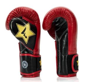Fairtex Muay Thai Red & Black Boxing <b>Gloves</b> - Product Image 4