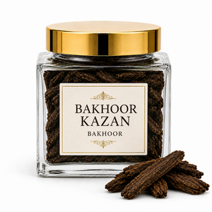 HOT SELLING UDiMiSK KAZAN Premium Bamboo Bakhoor 100 Grams Luxury Arabic Religious <b>Home</b> Fragrance Gift Box Long Lasting Aroma - Product Image 1