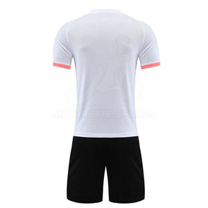 Modern <b>Athletic</b> Men Soccer Uniform Stylish Professional Design Comfortable Lightweight Jersey And Shorts Set For Team Players - Product Image 2