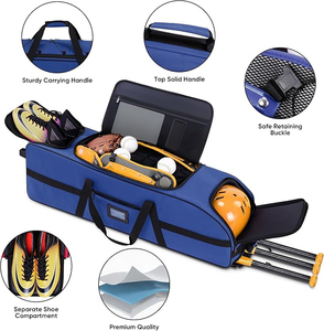 2026 Newest <b>Baseball</b> Bag Custom logo Low MOQ Sports Bag Professional Wholesale Softball <b>Bat</b> Backpack Pack with Shoe Compartment - Product Image 5