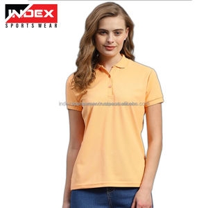 เสื้อโปโลผู้หญิงแบบสั่งทำ ผ้าระบายอากาศดี ผู้ผลิตเสื้อโปโลสุภาพสตรี รับผลิตแบบ OEM และ ODM - Product Image 4