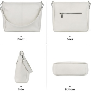 Women's Vintage Western Cowhide Crossbody Purse with Chain <b>Strap</b> Boho Cowgirl <b>Shoulder</b> Bag - Product Image 3