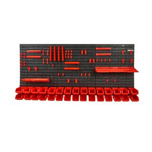 Contenitori Moderni da Parete, Organizzatore a 30 Scomparti, Pannelli Portautensili in Plastica per Garage/Negozi, Ganci Porta Attrezzi - Product Image 1