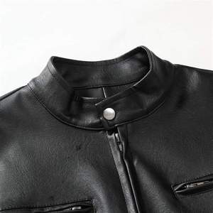 Veste en cuir de haute qualité pour hommes, très élégante et stylée - Product Image 4