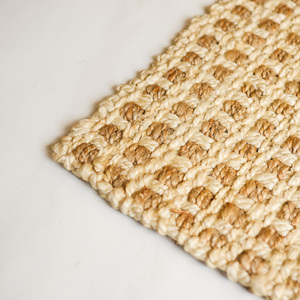 Alfombra de Yute Loomhaven de Textura Natural, Alfombra de Yute Tejida a Mano, Alfombra Rústica Ecológica para Puerta, Alfombra de Fibra Natural para Decoración del Hogar - Product Image 3
