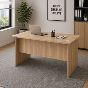 Escritorio Rectangular de Madera Minimalista Moderno, Muebles de Oficina Independientes, Uso en Oficina en Casa - Product Image 1