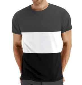 Camiseta de verano de manga corta, moderna, juvenil, estilo urbano, con logo personalizado, 100% algodón fresco. - Product Image 2