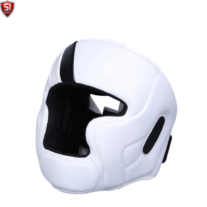 Protector de Cabeza para Boxeo, Cuero PU, Negro y Dorado, Protector Ligero para Sparring, Unisex para Adultos, Visera Única, Casco Deportivo Transpirable - Product Image 2