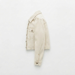 Veste courte pour femme, vêtement d'extérieur décontracté moderne, coupe courte, légère, pour les voyages, la rue et la mode de tous les jours - Product Image 3