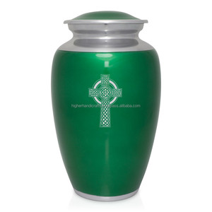 Urne de crémation gravée en croix pour cendres, grande taille pour adulte, urne commémorative, vente en gros, fournitures d'urns funérailles - Product Image 3