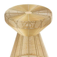 Tabouret avec finition métallique finition or noir et argent, décor de maison, pour hall d'entrée et de salon