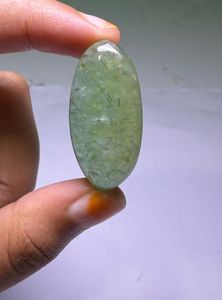 Hermosas Piedras de Prehnita Cabujón Hechas a Mano, Lote de Gemas de Jaspe Verde Natural para la Fabricación de Joyas, Oferta en Prehnita - Product Image 4