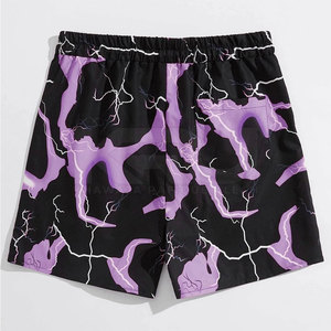 High Quality Solid Casual Men Running Shorts 100% Polyester Worsted Fabric for Gym Workout Jogging Fitness Training Breathable - Product Image 2