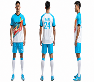 Maillot de football rétro Chemises de football vintage Maillot de football à séchage rapide et short de football Ensemble d'uniformes de football pour l'entraînement de vêtements de sport - Product Image 6